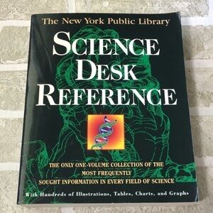 The New York Public Library Science Desk Reference Softcover Book 1995 Macmillan